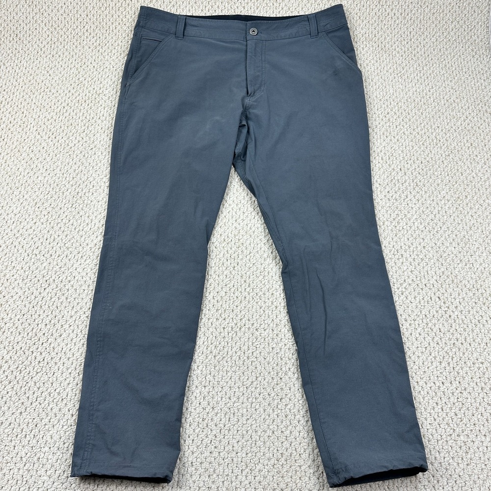KUHL Pants Mens 40x32 Dark Gray Resistor Chino Tapered Stretch Hiking Outdoors
